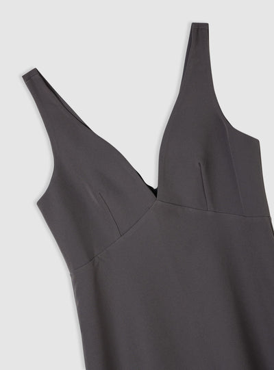 Vestito mini stile impero con scollo a V