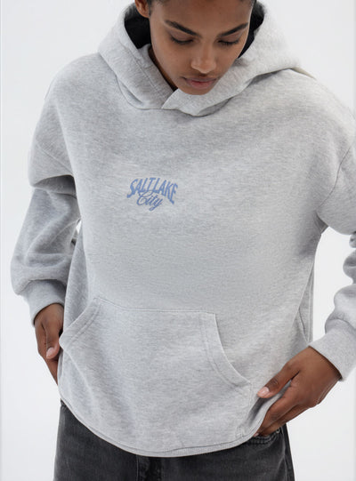 Sweat à capuche avec imprimé