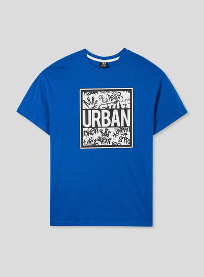 T-shirt stampa stile graffiti