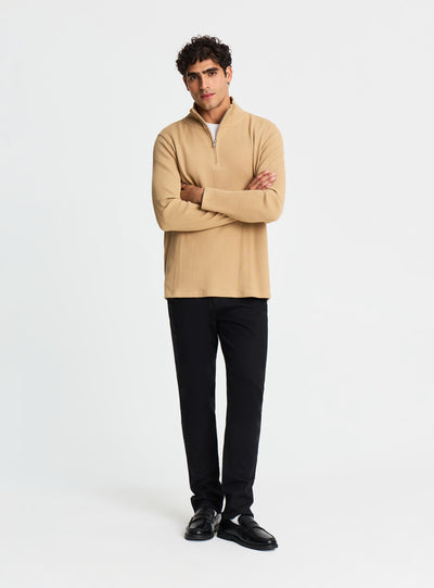 Pantaloni chino regular a tinta unita