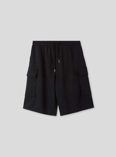 Pantaloncini baggy cargo con coulisse