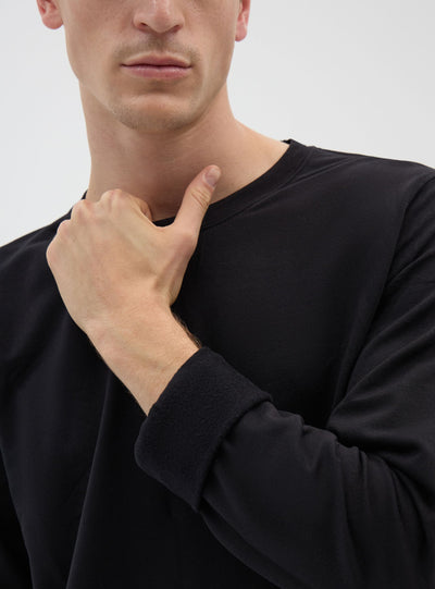 T-shirt termica a maniche lunghe a tinta unita