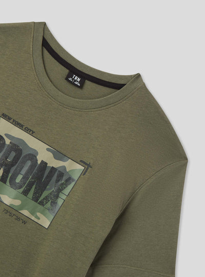 T-shirt con scritta