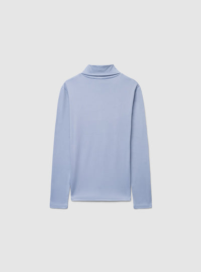 T-shirt a maniche lunghe con collo alto