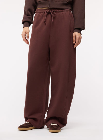 Pantaloni tuta lunghi tinta unita
