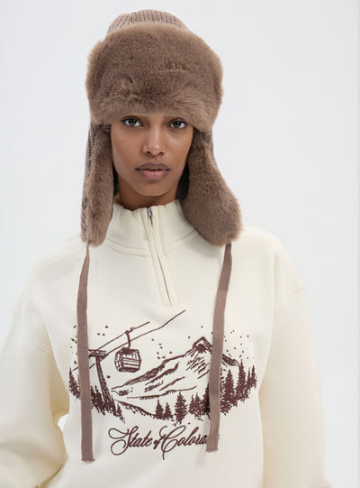 Cappello aviatore con paraorecchie