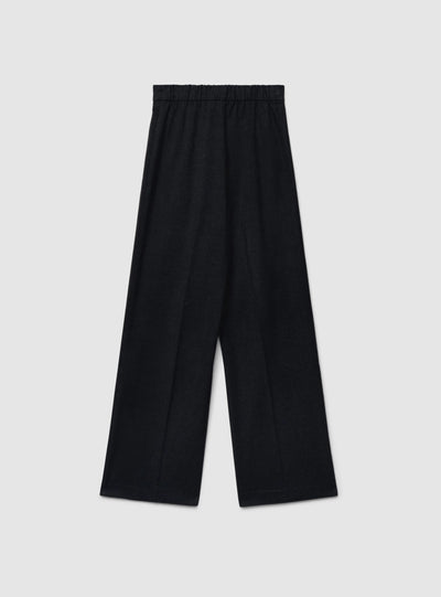 Pantaloni wide leg effetto mélange