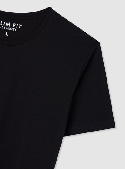 T-shirt aderente a tinta unita
