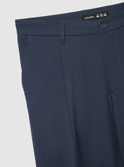 Pantaloni chino regular a tinta unita