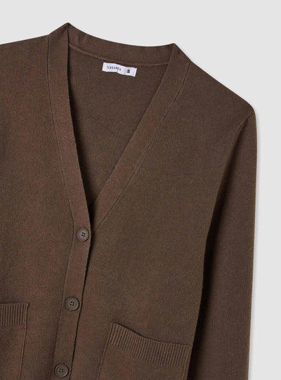 Cardigan in maglia con bottoni