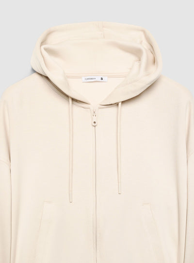 Felpa con cappuccio e zip