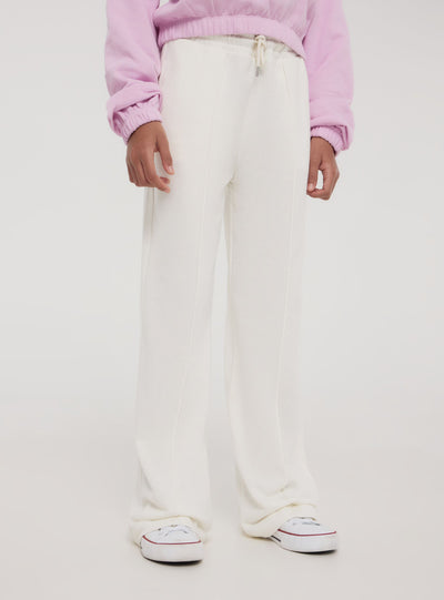 Pantalon de survêtement léger à jambes larges avec cordon de serrage