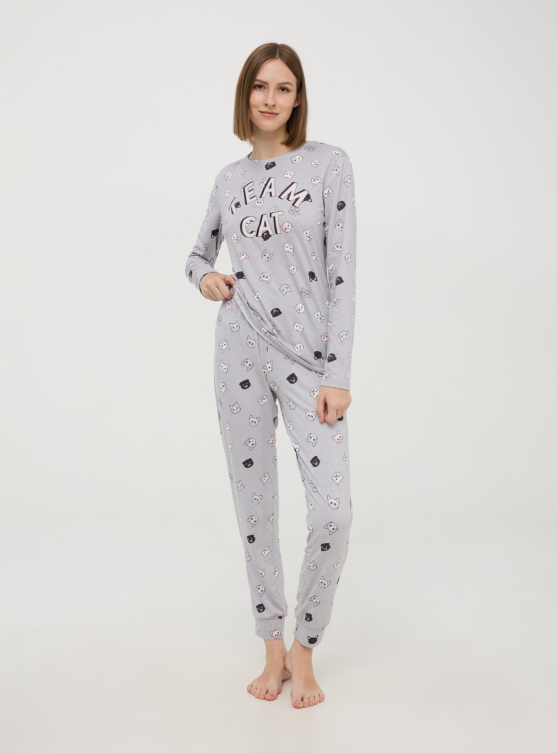 Abollria Set Pigiama Donna Lungo, Pigiama Da Donna Due Pezzi In Cotone Con Maniche Lunghe Camicia Da Notte Pigiama Donna Abollria Set Pigiama Donna Lungo, Pigiama Da Donna Due Pezzi In Cotone Con Maniche Lunghe Camicia Da Notte Pigiama Donna