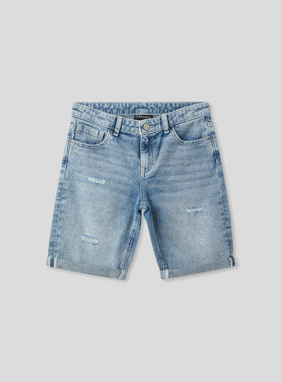 Shorts en denim déchirés