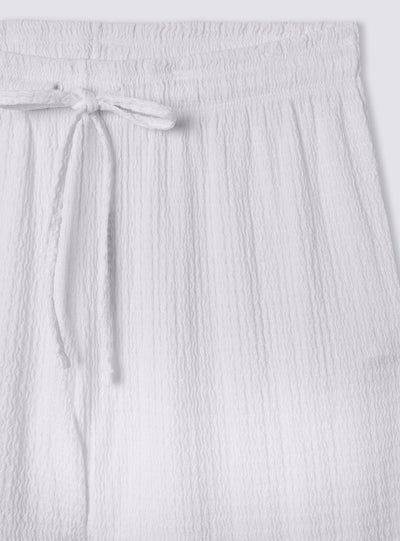Pantaloni wide leg con coulisse