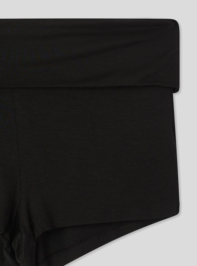 Culotte visokog struka s preklopom