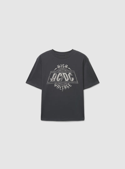 T-shirt ampia con stampa AC/DC