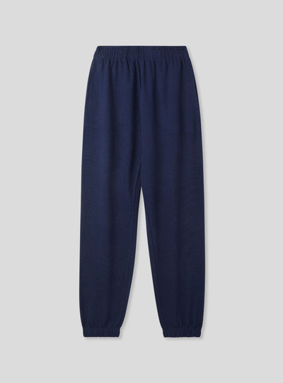 Pantaloni della tuta a vita alta con polsini