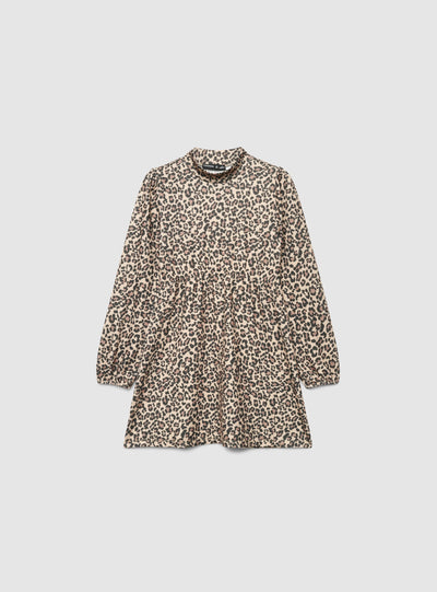 Vestito con stampa animalier