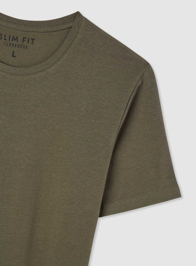 T-shirt aderente a tinta unita