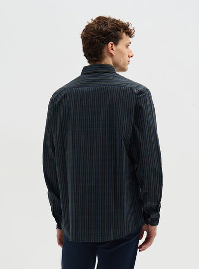 Camicia regular a quadri