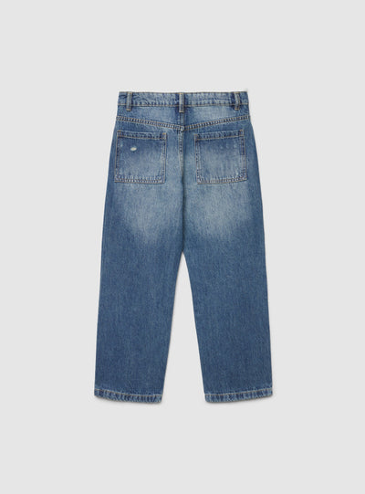 Jeans relaxed con strappi