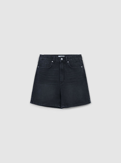 Dark denim bermuda shorts