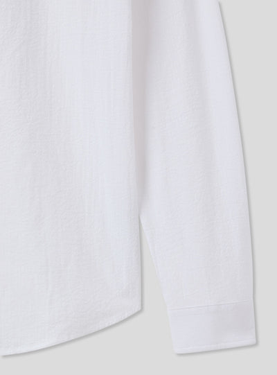 Camicia coreana tinta unita