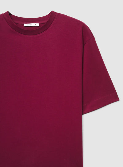 T-shirt over a tinta unita