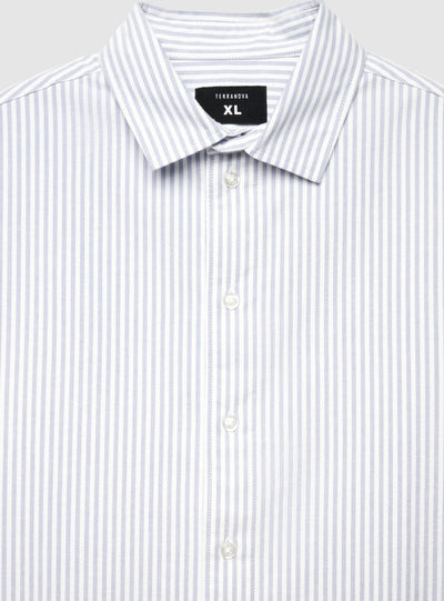 Camicia a righe con colletto