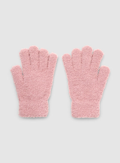 Weiche einfarbige Handschuhe