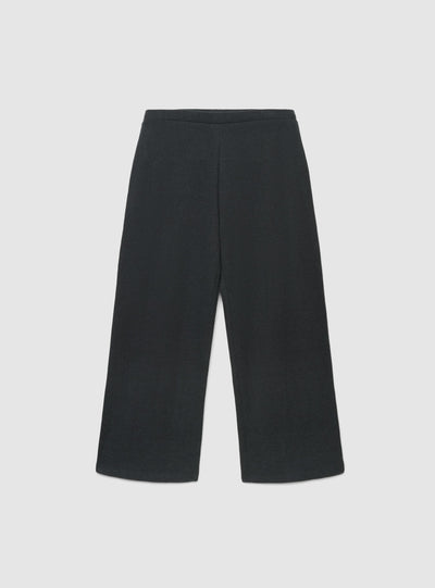Pantaloni wide leg a tinta unita