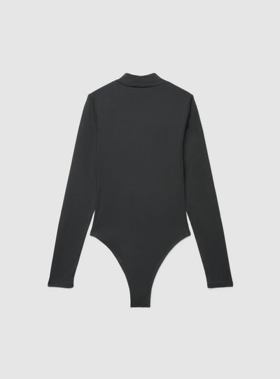 T-shirt body a lupetto tinta unita
