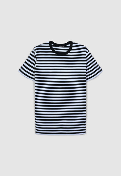 T-shirt a righe stile marinaro
