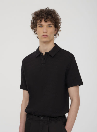 T-shirt polo lavorata