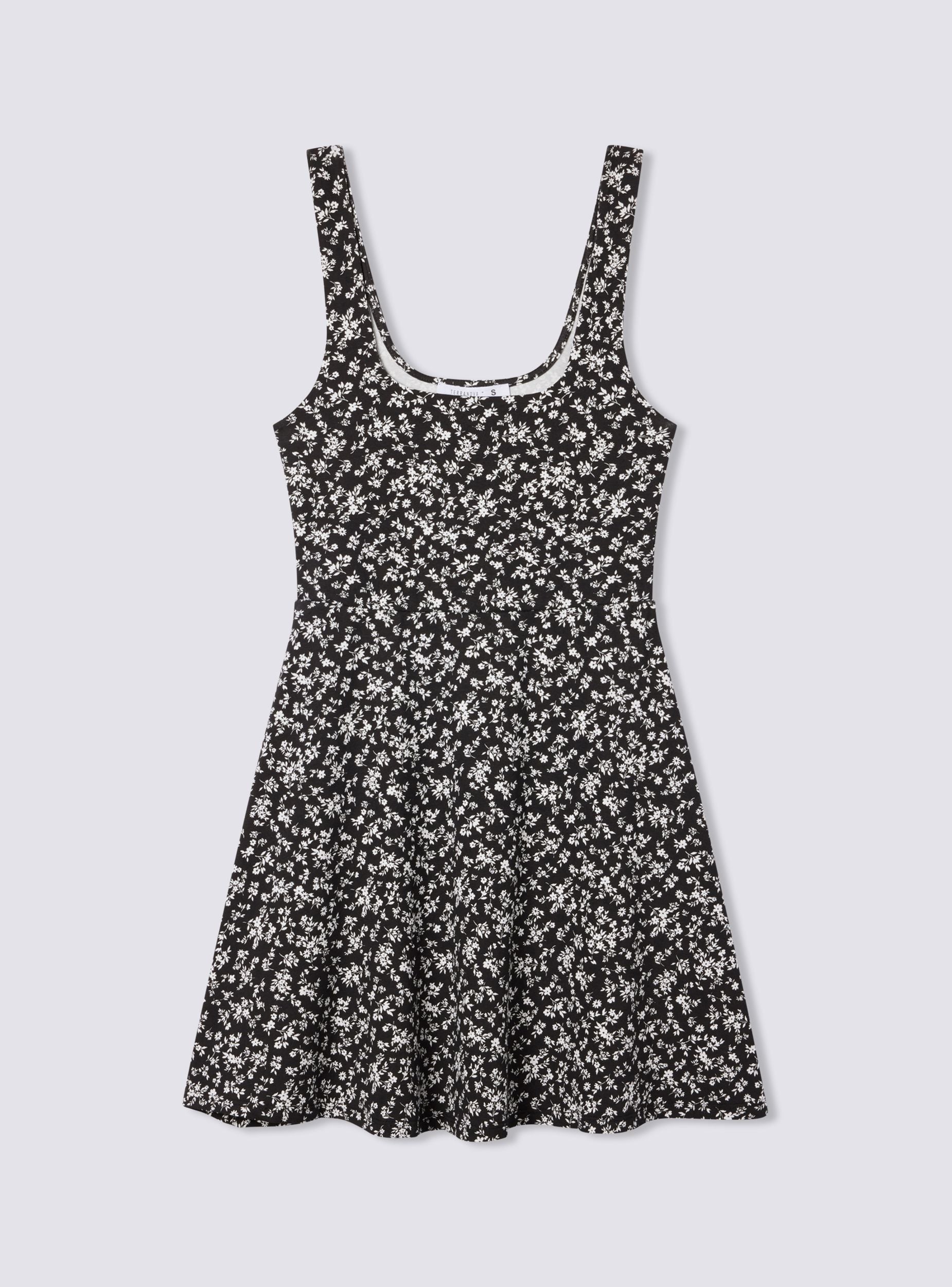 Skater dress with floral pattern - Terranova Skater dress with floral pattern - Terranova