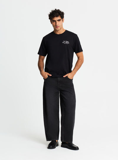 T-shirt con stampa e scritta