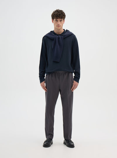 Drawstring waist trousers