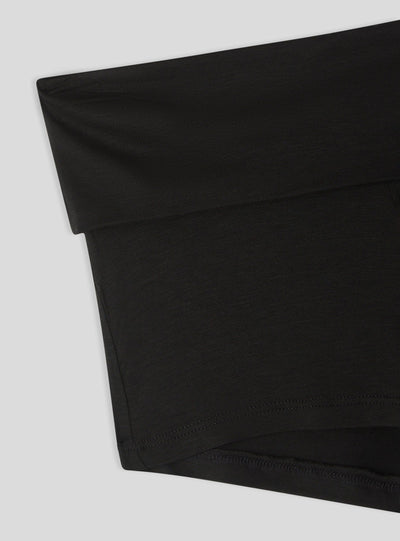 Culotte visokog struka s preklopom