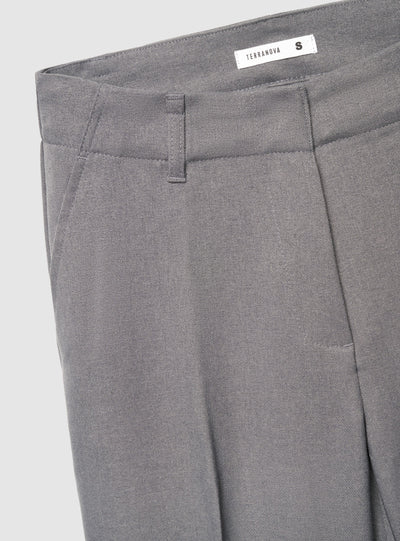 Pantaloni maxi wide leg a tinta unita