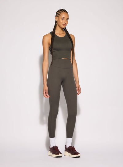 Leggings sportivi lunghi seamless arricciati