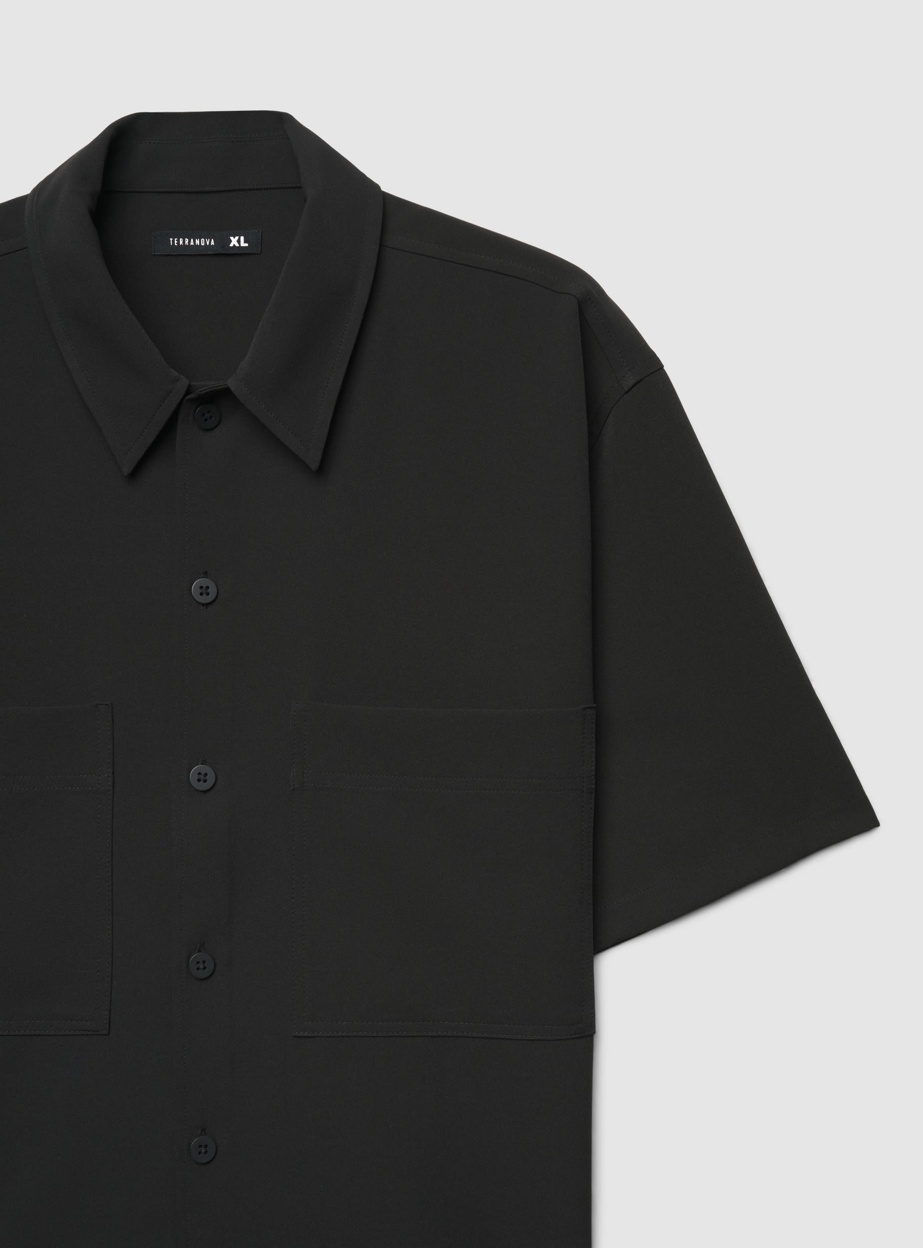 Plain Colour Short Sleeve Shirt