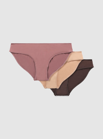 Pack 3 slip tinta unita