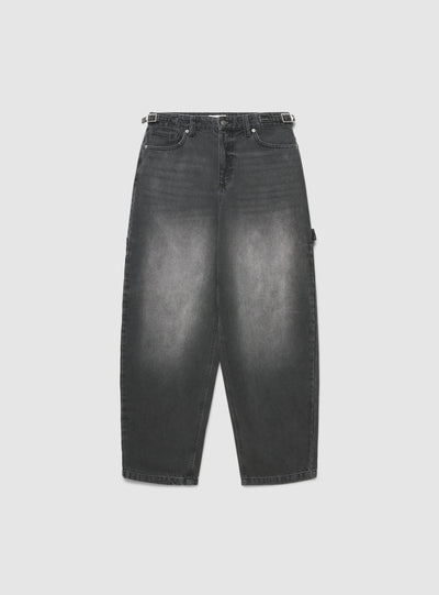Jeans carpenter lunghi a tinta unita