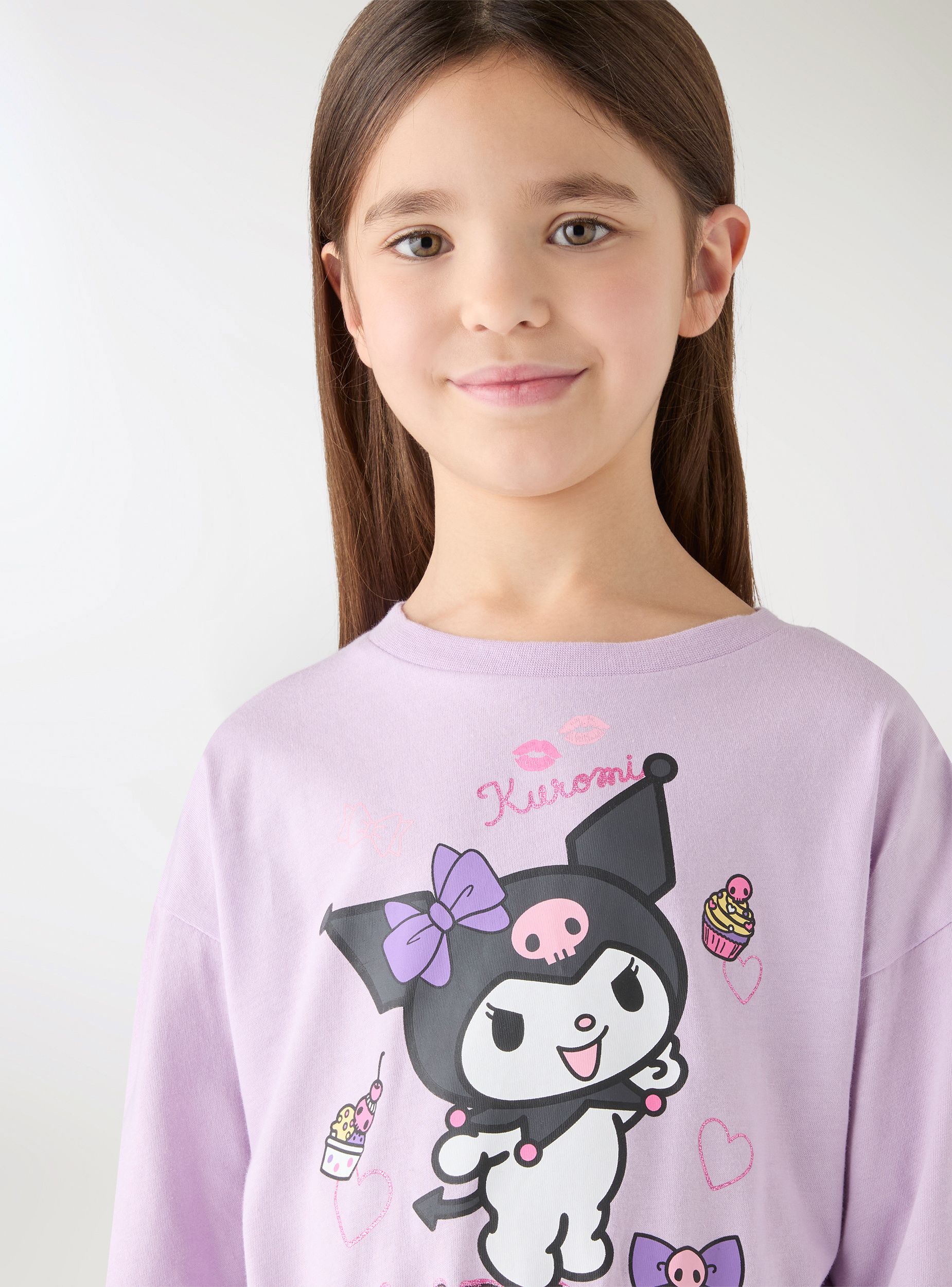 Kuromi® printed crop T-shirt - Terranova