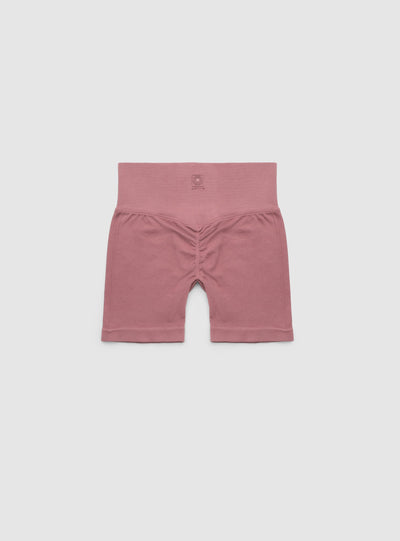 Leggings sportivi corti seamless con arriccio