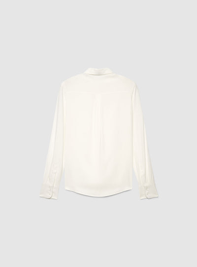 Camicia ampia a tinta unita