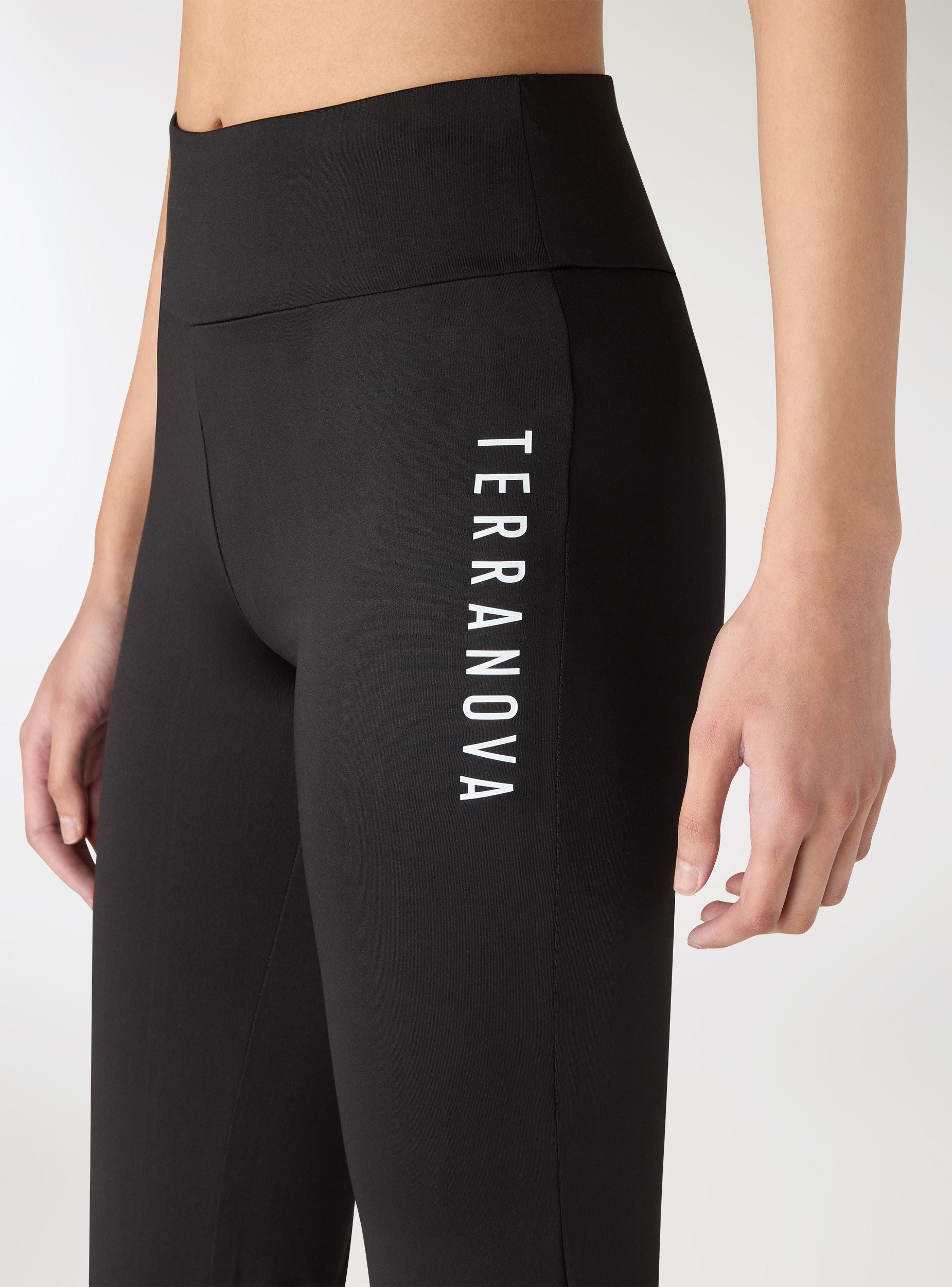 Leggins a zampa tinta unita Dattero Leggins a zampa tinta unita Dattero