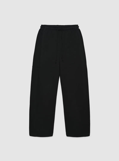 Pantaloni tuta barrel fit con coulisse