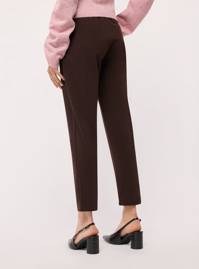 Pantaloni chinos morbidi a tinta unita